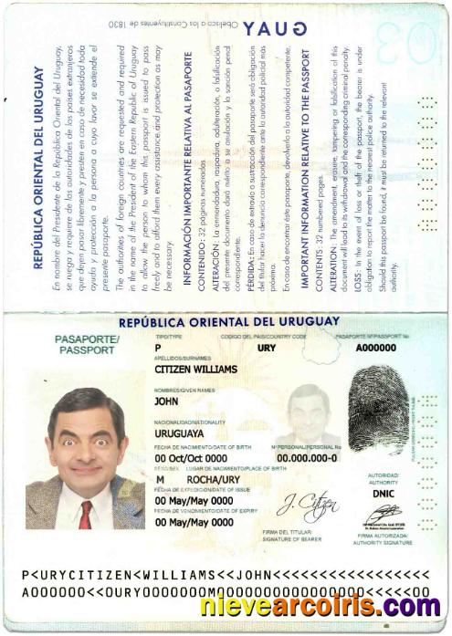Uruguay passport